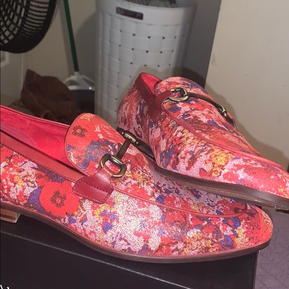 ALDO floral red dress shoe